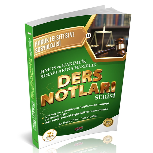 HUKAL HMGS Hakimlik Hukuk Felsefesi ve Sosyolojisi Ders Notları