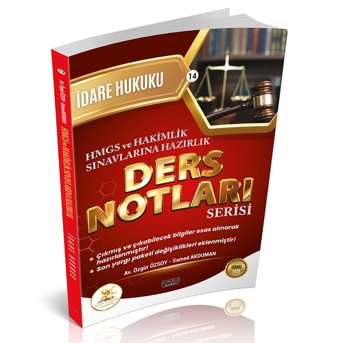 HUKAL HMGS Hakimlik  İdare Hukuku Ders Notları