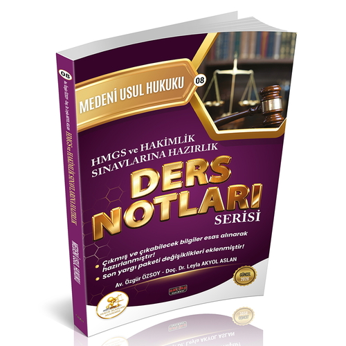 HUKAL HMGS-Hakimlik Medeni Usul Hukuku Ders Notları