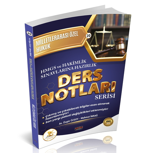 HUKAL HMGS Hakimlik  Milletlerarası Özel Hukuk Ders Notları