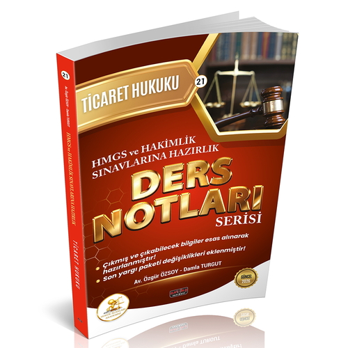HUKAL HMGS Hakimlik  Ticaret Hukuku Ders Notları