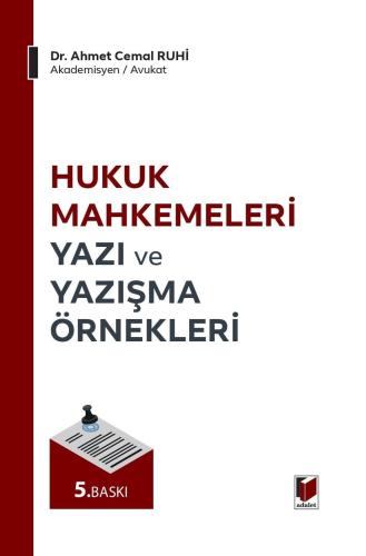 Hukuk Mahkemeleri Yazı ve Yazışma Örnekleri Ahmet Cemal Ruhi