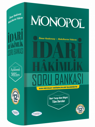 İdari Hâkimlik  Soru Bankası