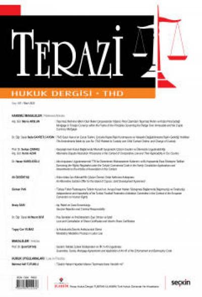 Terazi Hukuk Dergisi Sayı:187 Mart 2022