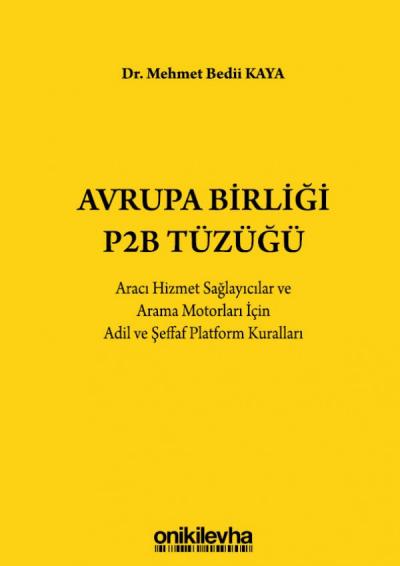 Avrupa Birliği P2B Tüzüğü