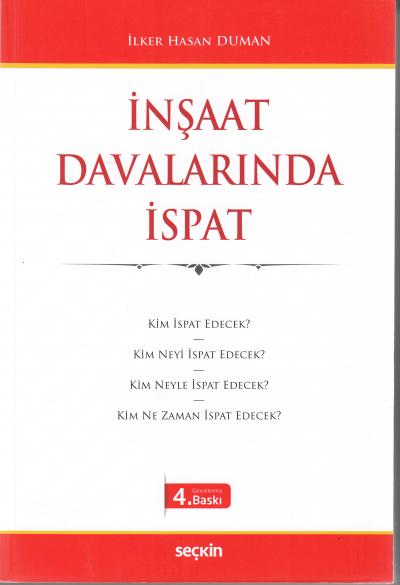 İnşaat Davalarında İspat