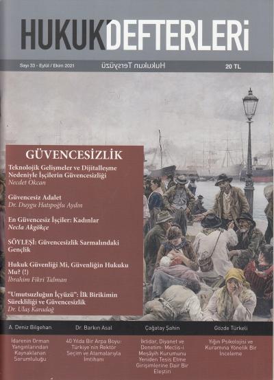 Hukuk Defterleri Sayı:33 Eylül / Ekim 2021
