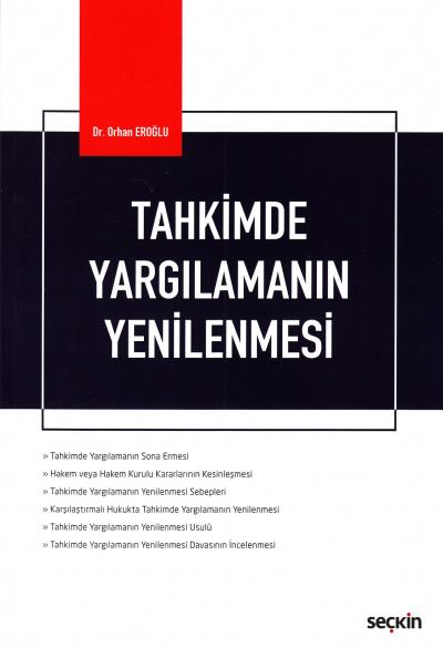 Tahkimde Yargılamanın Yenilenmesi Orhan Eroğlu