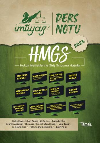 İMTİYAZ HMGS Ders Notları Seti
