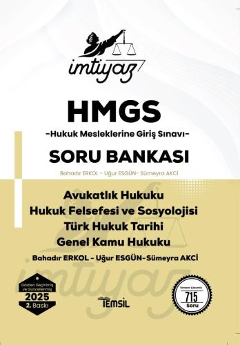 İMTİYAZ Hukuk Mesleklerine Giriş Soru Bankası