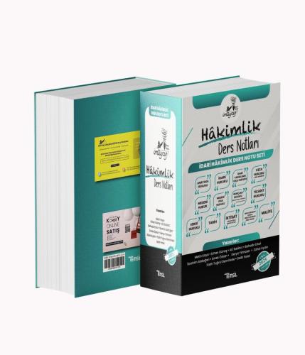 İMTİYAZ  Hakimlik Ders Notları İdari Hâkimlik Ders Notları Seti