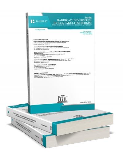 İzmir Bakırçay Üniversitesi Hukuk Fakültesi Dergisi 2023 Yılı Aboneliği ( 2 Sayı )