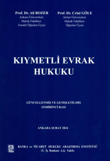 Kıymetli Evrak Hukuku
