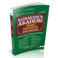 Konsensus Akademi İdari Hakimlik Vergi Hukuku ve Türk Vergi Sistemi Ko