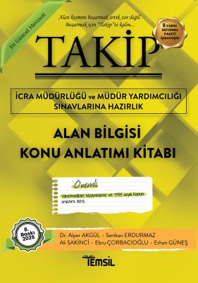 Takip İcra Müdürlüğü ve Müdür Yardımcılığı Sınavlarına Hazırlık Alan B