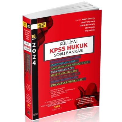 KÜLLİYAT KPSS Hukuk Soru Bankası