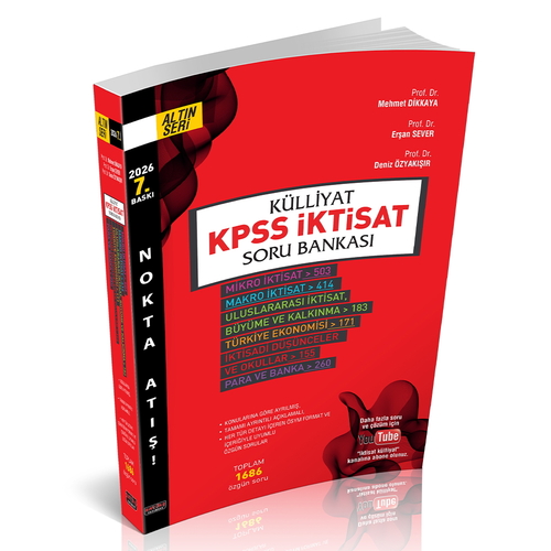 KÜLLİYAT KPSS İktisat Soru Bankası