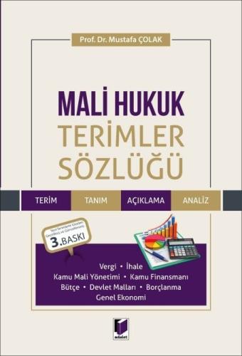 Mali Hukuk Terimler Sözlüğü Mustafa Çolak