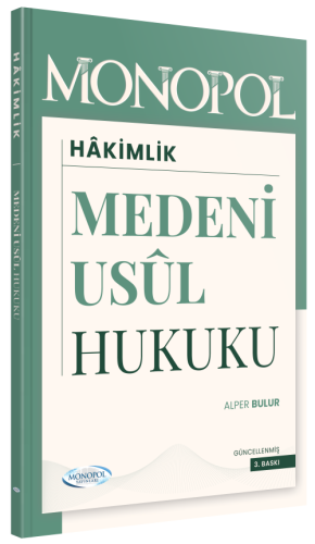 HAKİMLİK Medeni Usul Hukuku Alper Bulur