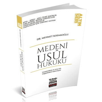Medeni Usul Hukuku Konu Anlatımı