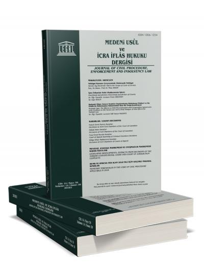 Legal Medeni Usul ve İcra İflas Hukuku Dergisi 2023 Yılı Aboneliği (3 Sayı)