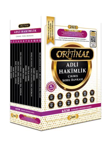 Orijinal Adli Hakimlik Çıkmış Soru Bankası Set