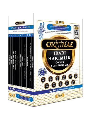 İdari Hakimlik Orijinal Çıkmış Soru Bankası Set