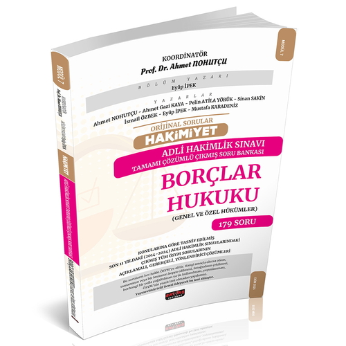 HAKİMİYET Adli Hakimlik Borçlar Hukuku Çıkmış Soru Bankası