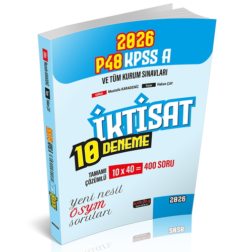 P48 KPSS A Grubu İktisat 10 Deneme Tamamı Çözümlü Mustafa Karadeniz