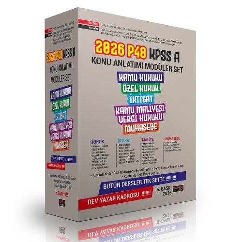2026 P48 KPSS A Grubu Tüm Dersler Konu Anlatımlı Ahmet Nohutçu
