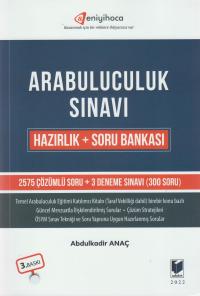 Arabuluculuk Sınavı Hazırlık + Soru Bankası Abdulkadir Anaç