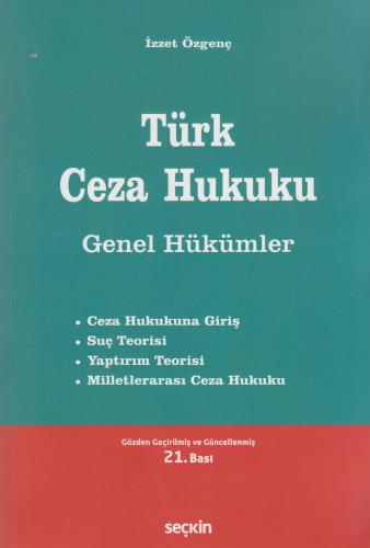 Türk Ceza Hukuku Genel Hükümler