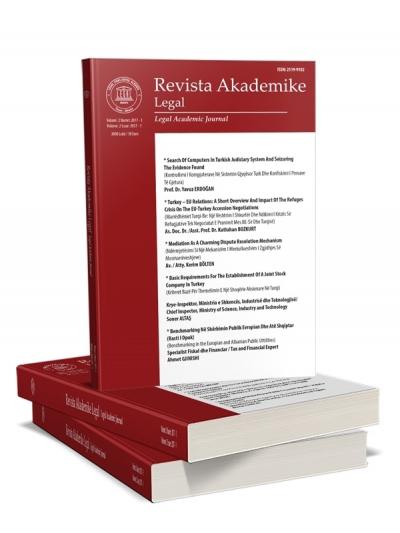 Revista Akademike Legal 2024 Yılı Aboneliği (2 Sayı)