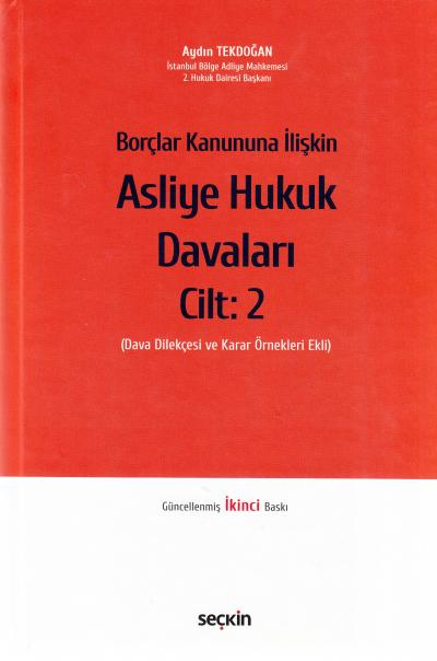 Asliye Hukuk Davaları Cilt: 2