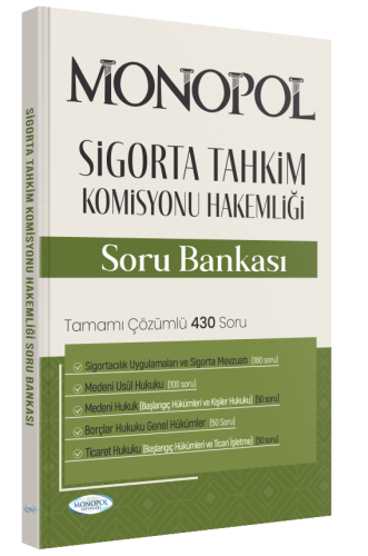 Sigorta Tahkim Komisyonu Hakemliği Sınavına Hazırlık Çözümlü Soru Bankası