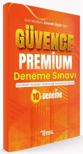 GÜVENCE İcra Müdür ve Yardımcılığı Sınavı Premium 10 Deneme Çözümlü