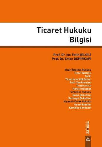 Ticaret Hukuku Bilgisi Fatih Bilgili