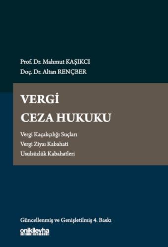 Vergi Ceza Hukuku Mahmut Kaşıkcı