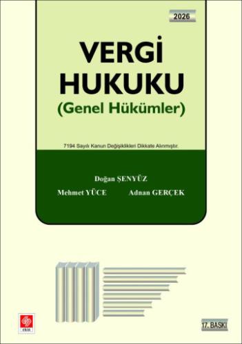 Vergi Hukuku Genel Hükümler